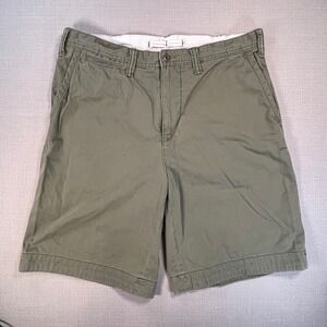 Polo Ralph Lauren Mens Relaxed Fit Chino Shorts Olive Green 100% Cotton Size 34
